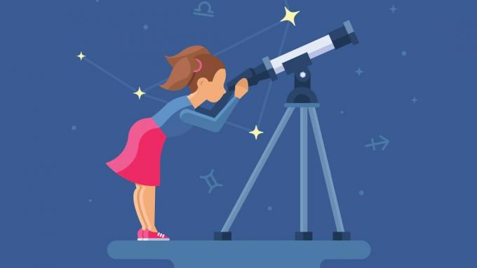 Tinejdžer s ADHD-om gleda kroz teleskop, osnažujući sebe da posegne za zvijezdama