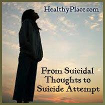 Krenuvši od samoubilačkih misli do pokušaja samoubojstva