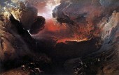 Slika Johna Martina, "Veliki dan njegove gnjeva", prikazuje bijes.